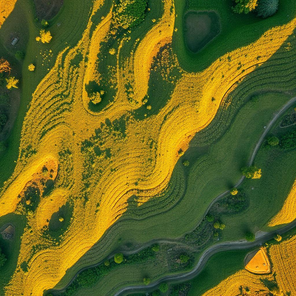 Farmland from above